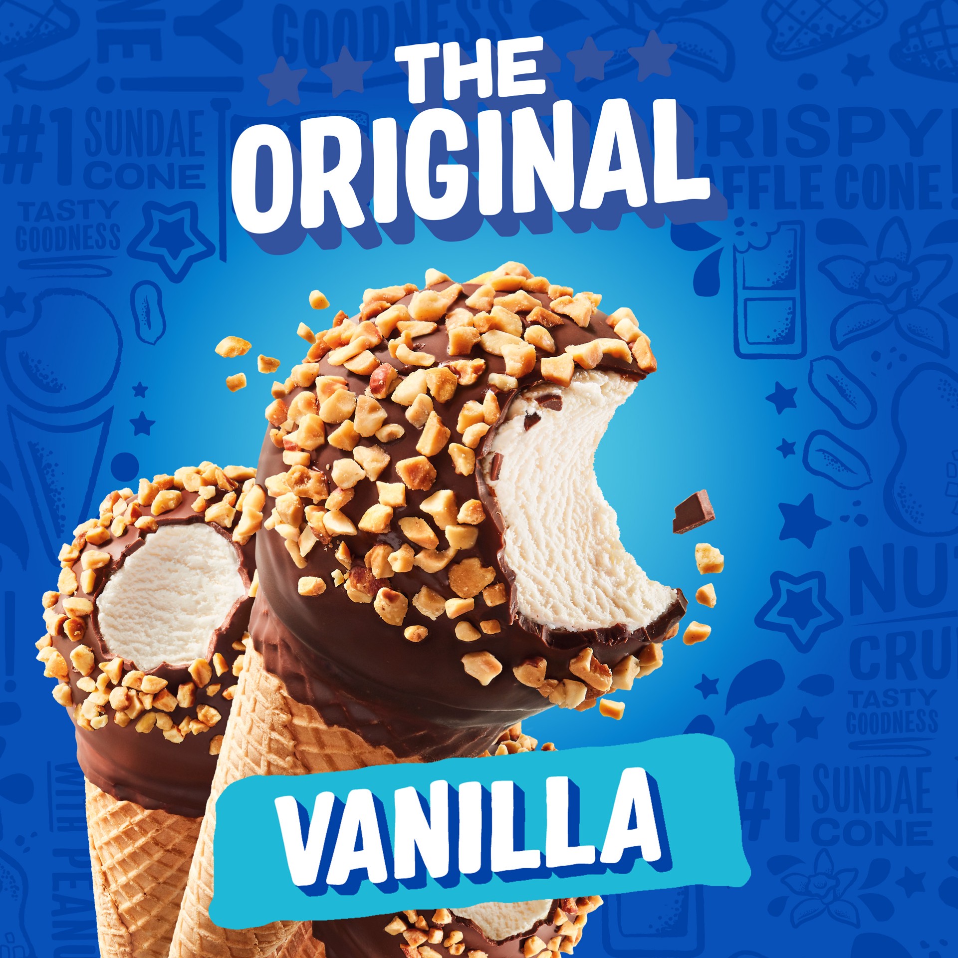 slide 5 of 5, Nestlé Nestle Vanilla Drumstick Ice Cream Cone - 4ct, 