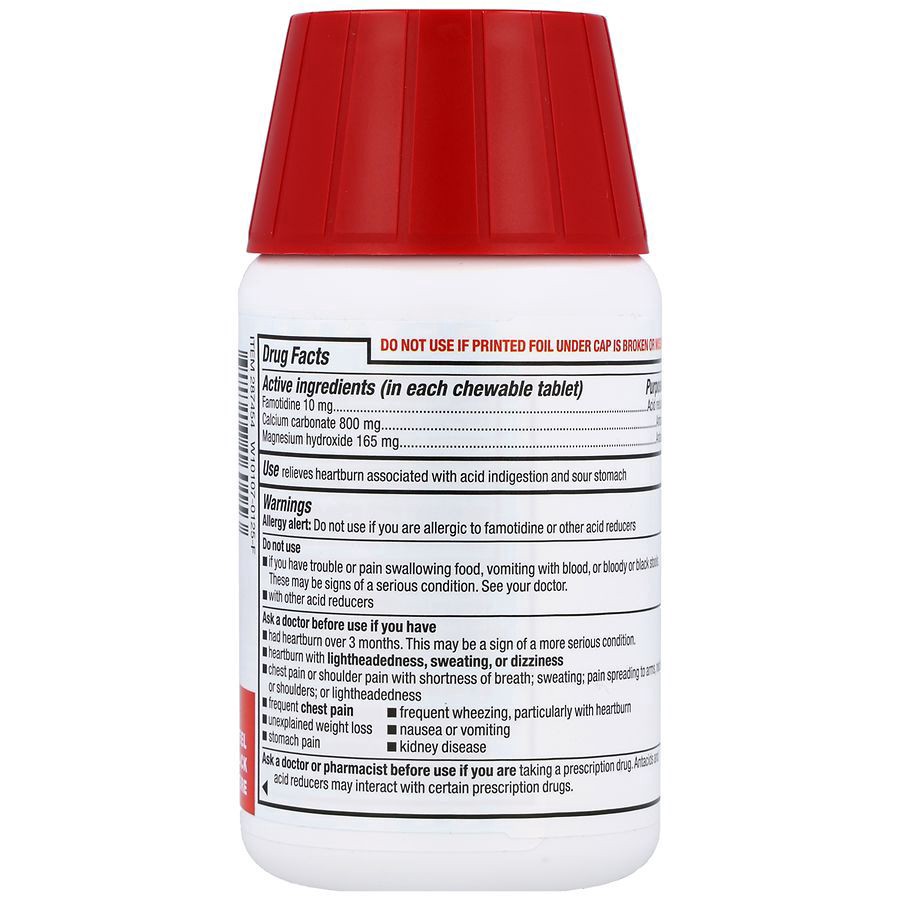 slide 4 of 5, Walgreens Acid Reducer Complete Chewable Tablets Cool Mint, 50 ct