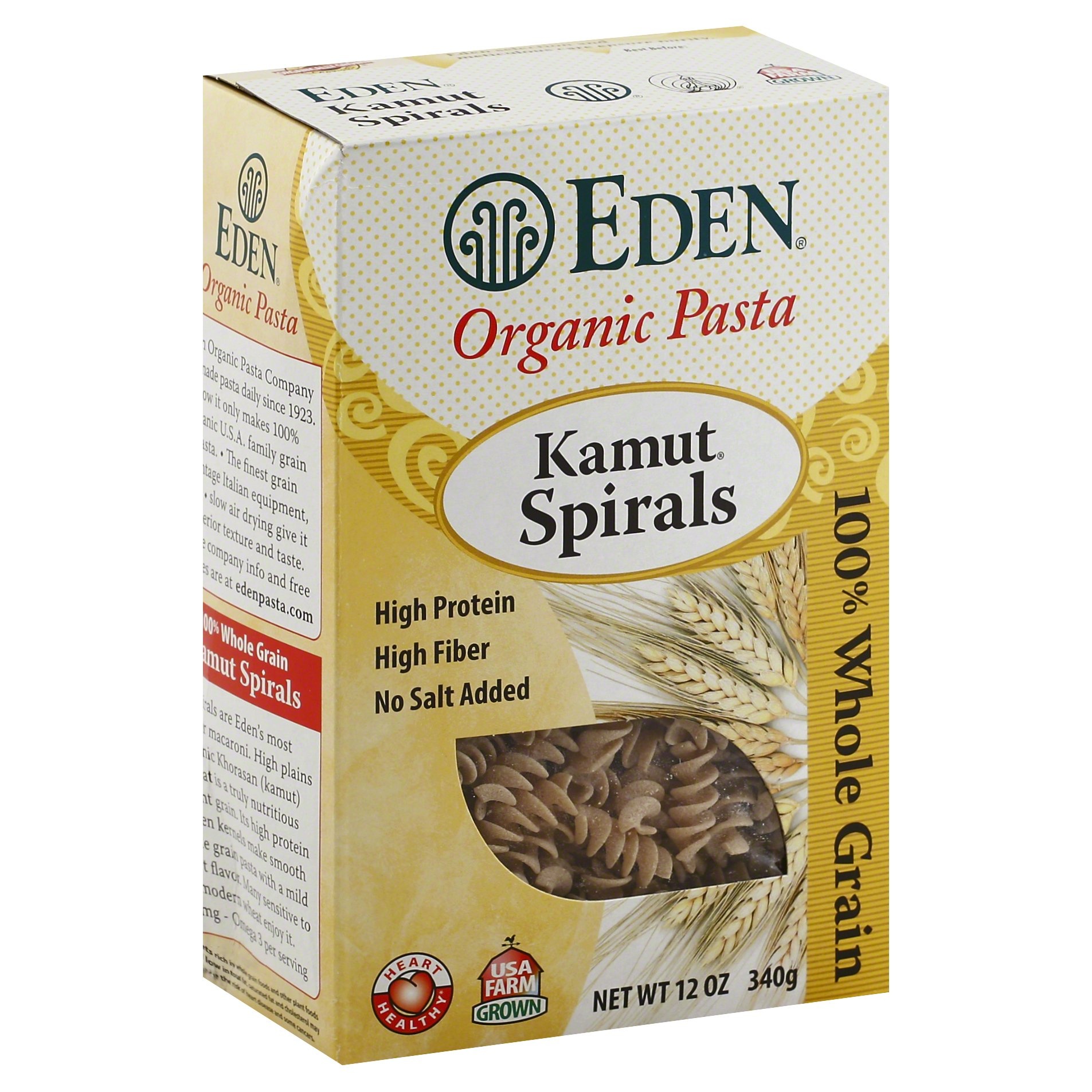 slide 1 of 1, Eden Foods Organic Kamut Spirals Pasta, 12 oz