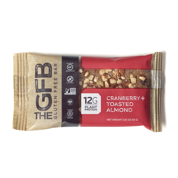 slide 1 of 1, The Gluten Free Bar Cranberry & Toasted Almond, 2.05 oz