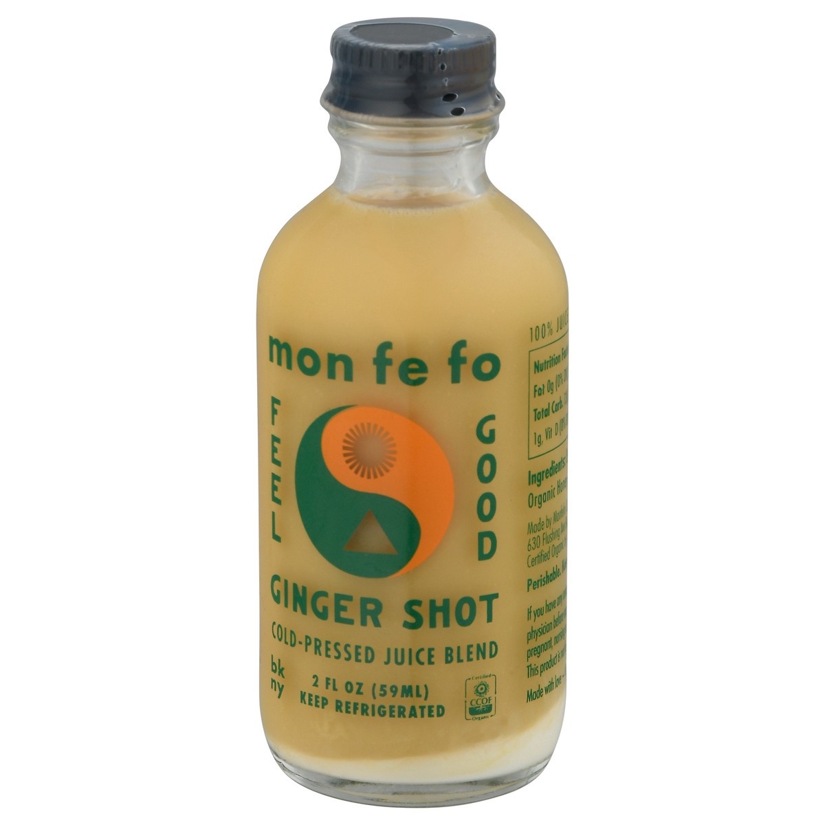 slide 11 of 14, Mon Fe Fo Ginger Shot - 2 fl oz, 2 fl oz