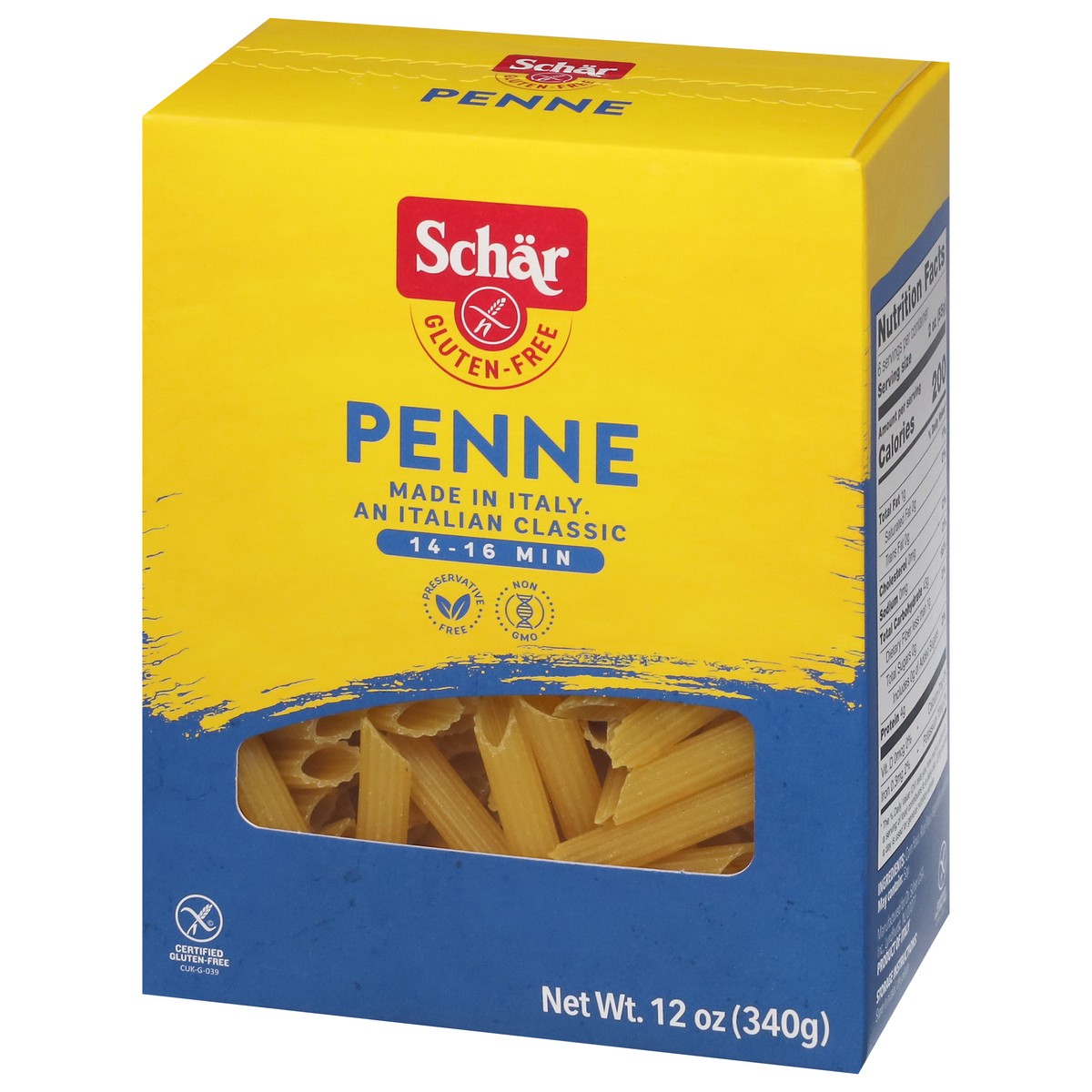 slide 2 of 12, Schär Gluten-Free Penne 12 oz, 12 oz