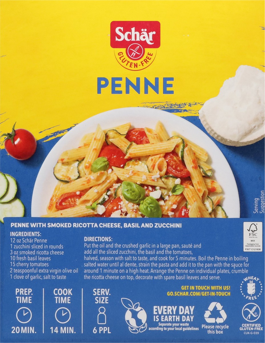 slide 8 of 12, Schär Gluten-Free Penne 12 oz, 12 oz