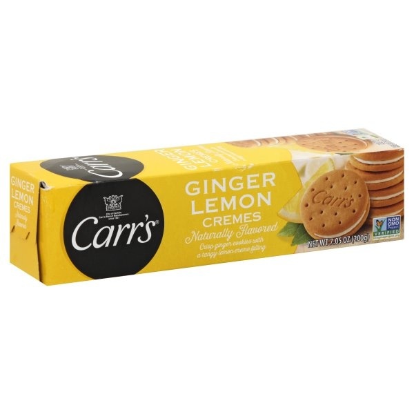 slide 1 of 1, Carr's CARR'S Cookiesginger Lemon Crme, 75 oz