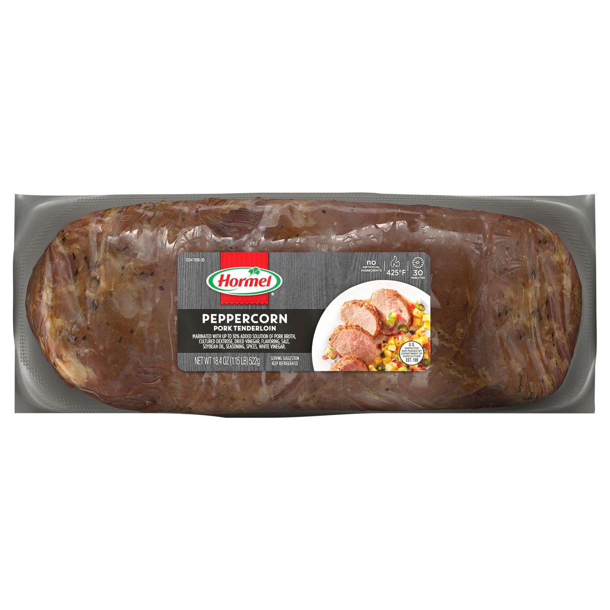 slide 1 of 11, HORMEL ALWAYS TENDER Peppercorn Pork Tenderloin, 18.4 oz