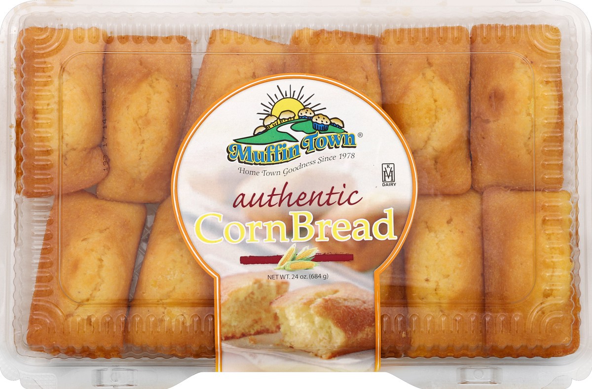 slide 4 of 4, Muffin Town® mini cornbread loaves, 12 ct