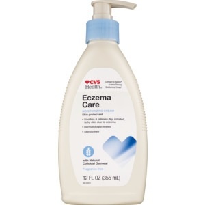 slide 1 of 1, CVS Health Eczema Care Moisturizing Cream Fragrance-Free, 12 fl oz