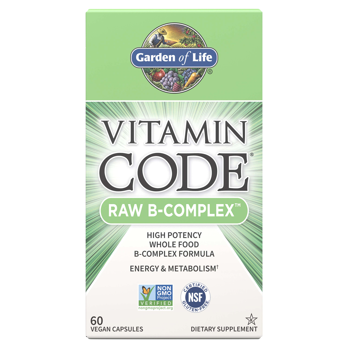 slide 1 of 5, Vitamin Code Raw B-complex, 60 ct