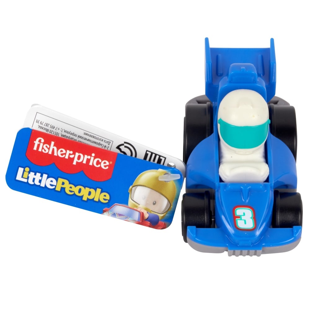 slide 1 of 1, Mattel Fisher-Price Little People Wheelies Grand Prix Vehicle, 1 ct