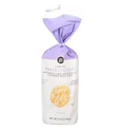 Publix Rice Cakes, Low Fat, White Cheddar