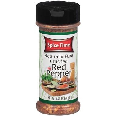 slide 1 of 1, Spice Time Naturally Pure Crushed Red Pepper, 2.75 oz