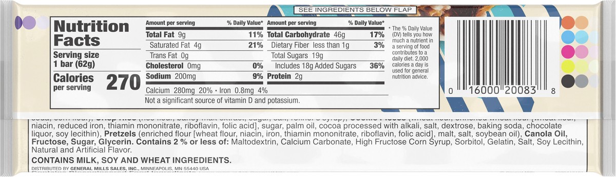 slide 7 of 11, Chex Mix Cookies 'n Cream Bar, 2.2 OZ, 2.2 oz