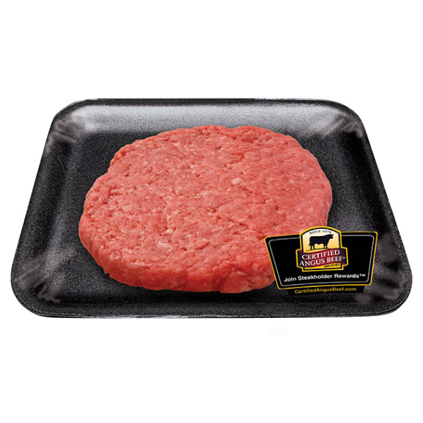 slide 1 of 1, Certified Angus Beef Gourmet Teriyaki Swiss Beef Burger, per lb