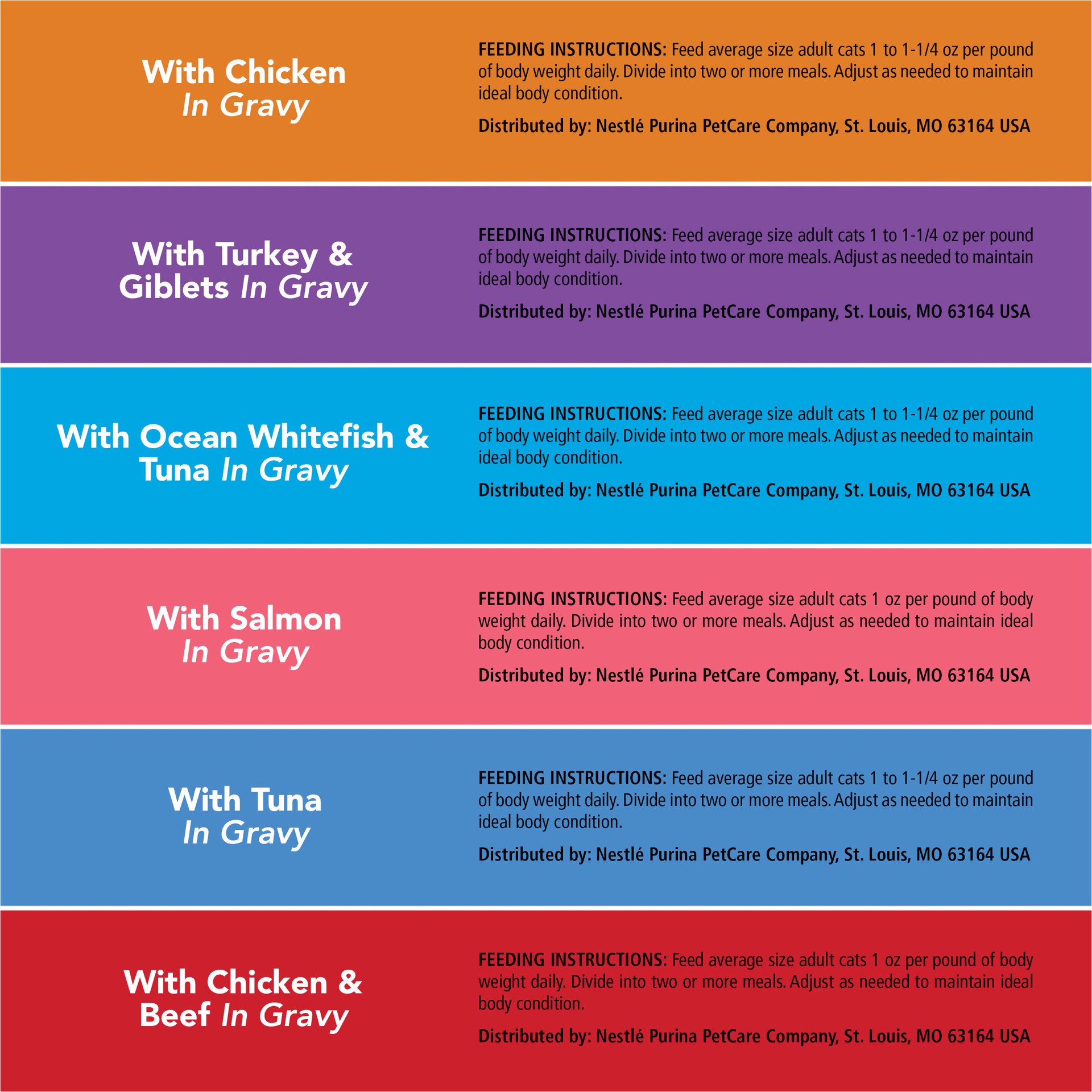 slide 2 of 8, Friskies Purina Friskies Gravy Wet Cat Food Variety Pack, Gravy Sensations Farm and Fish Pouches, 4.5 lb