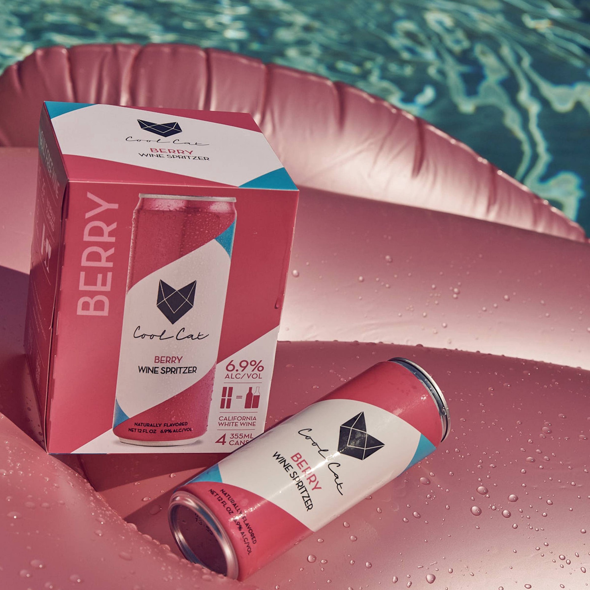 slide 7 of 7, Cool Cat Berry Wine Spritzer, 350 ml