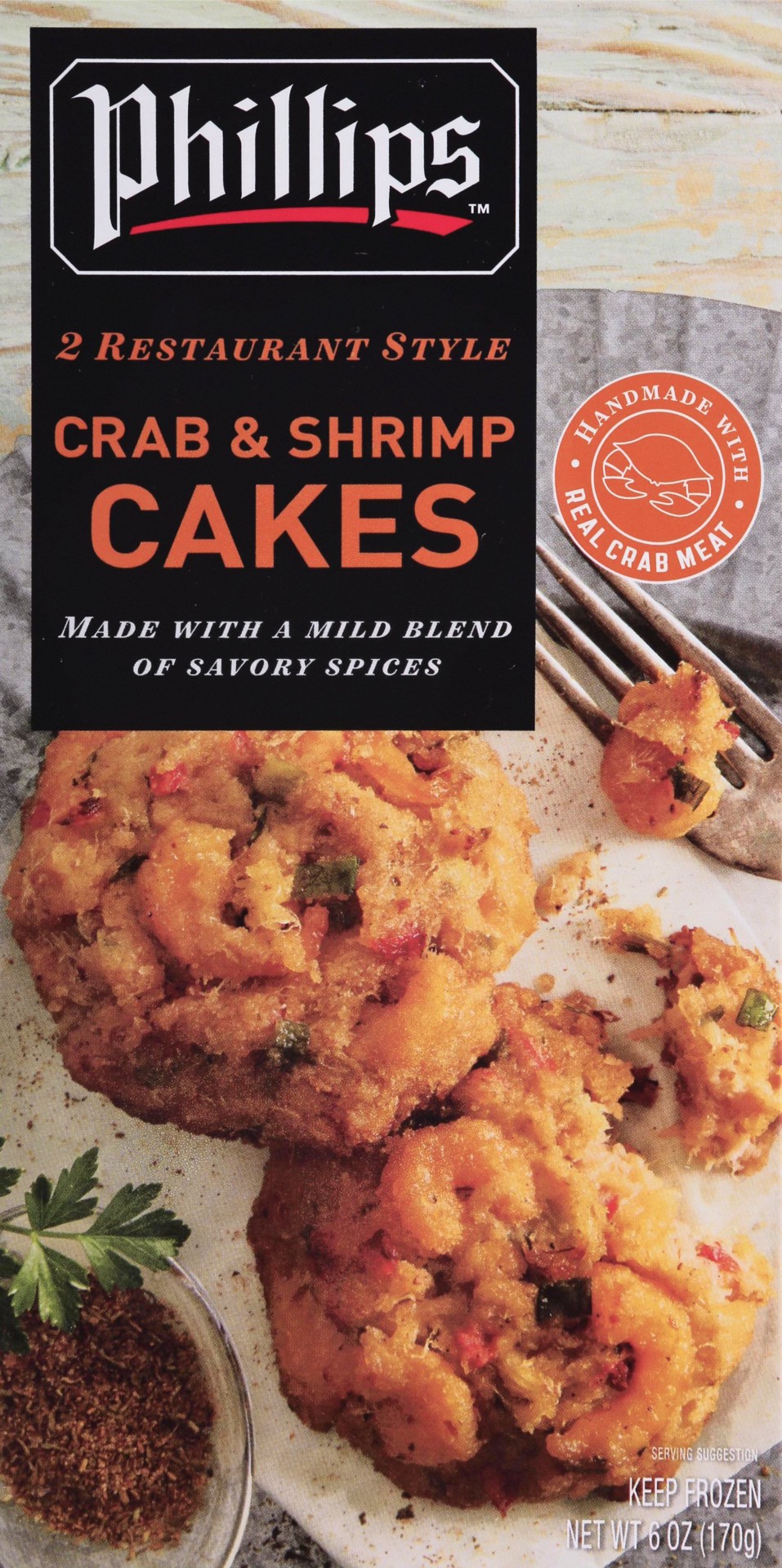 slide 1 of 12, Philips Restaurant Style Crab & Shrimp Cakes 2 oz, 2 oz