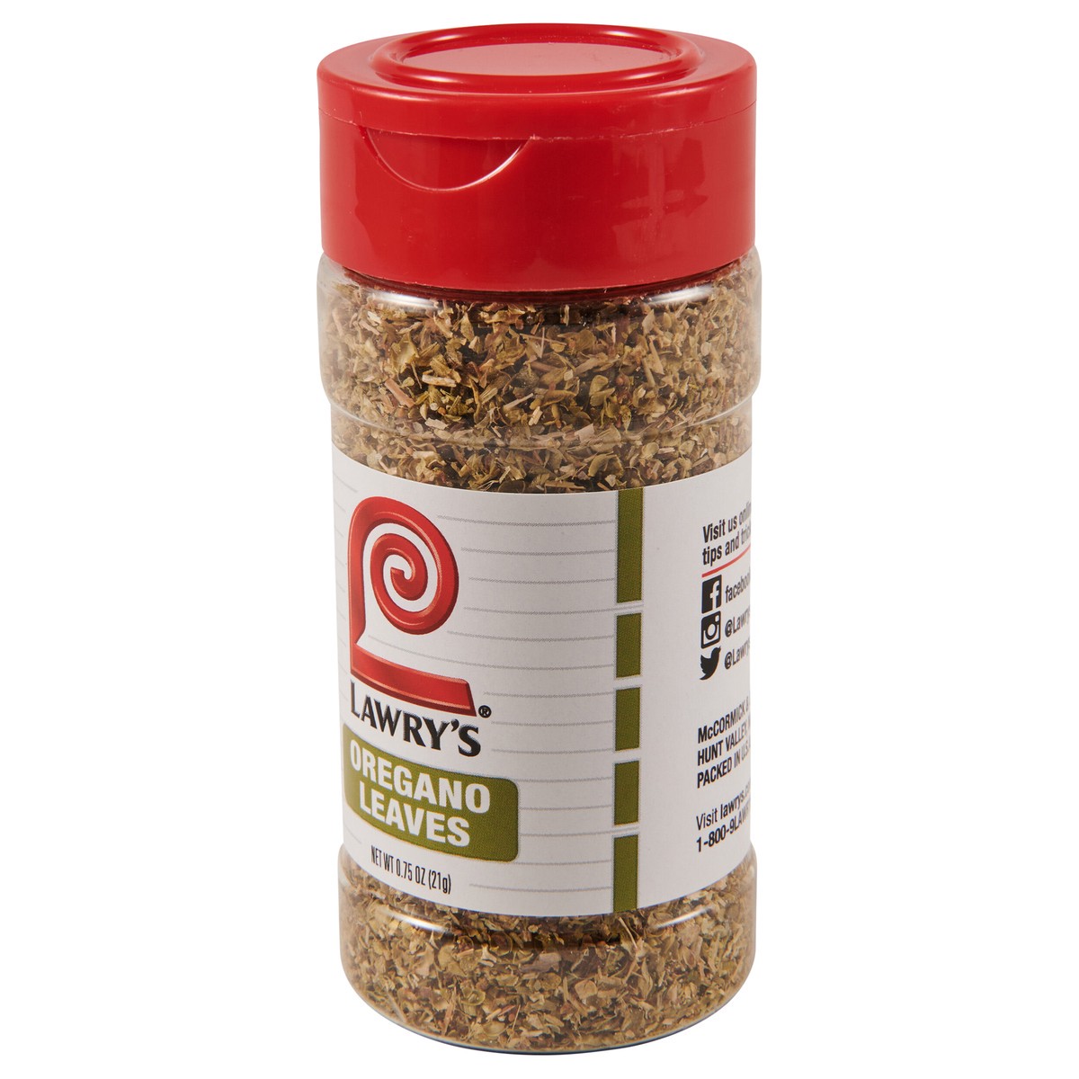 slide 8 of 9, Lawry's Oregano Leaves, 0.75 oz, 0.75 oz