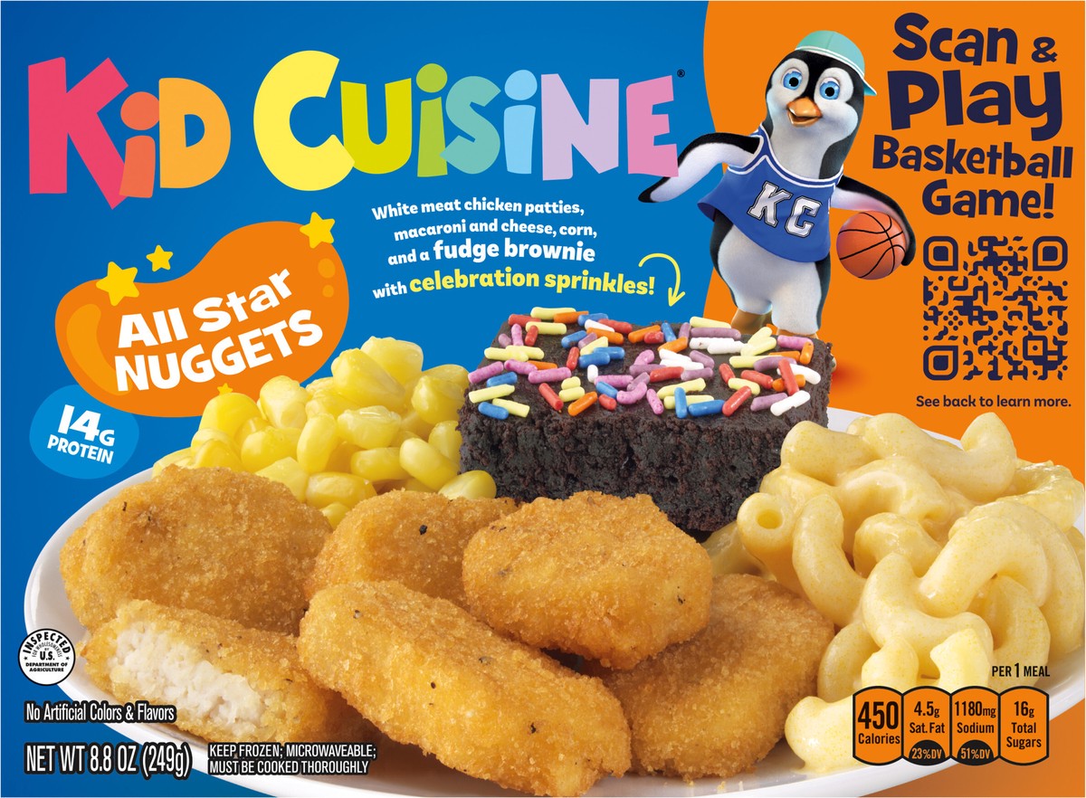 slide 10 of 11, Kid Cuisine All Star Nuggets, Frozen Meal, 8.8 oz., 8.8 oz