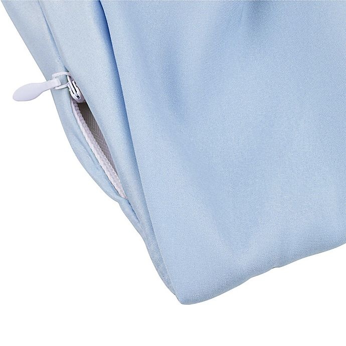 slide 5 of 6, NIGHT TriSilk Mulberry Silk King Pillowcase - Light Blue, 1 ct