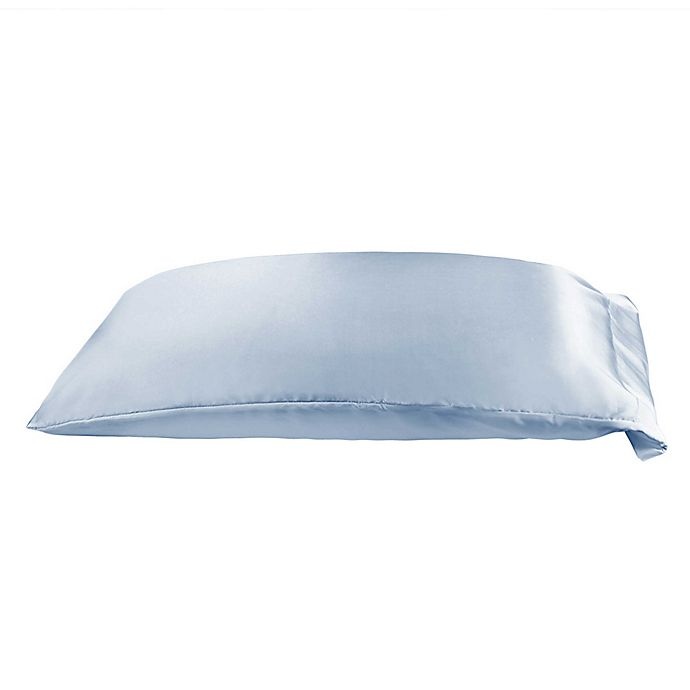 slide 6 of 6, NIGHT TriSilk Mulberry Silk King Pillowcase - Light Blue, 1 ct