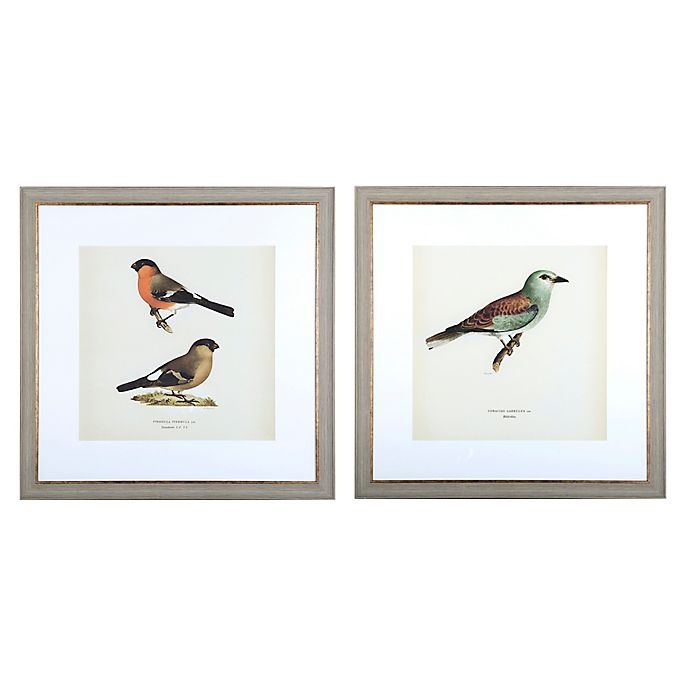 slide 1 of 5, Bee & Willow Home Bee & Willow Birds Framed Wall Art, 2 ct