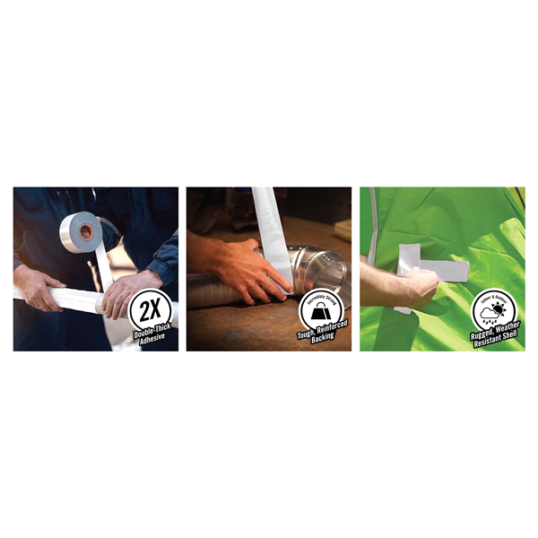 slide 13 of 13, Gorilla Tough & Wide White Tape 25yd, 25 yd