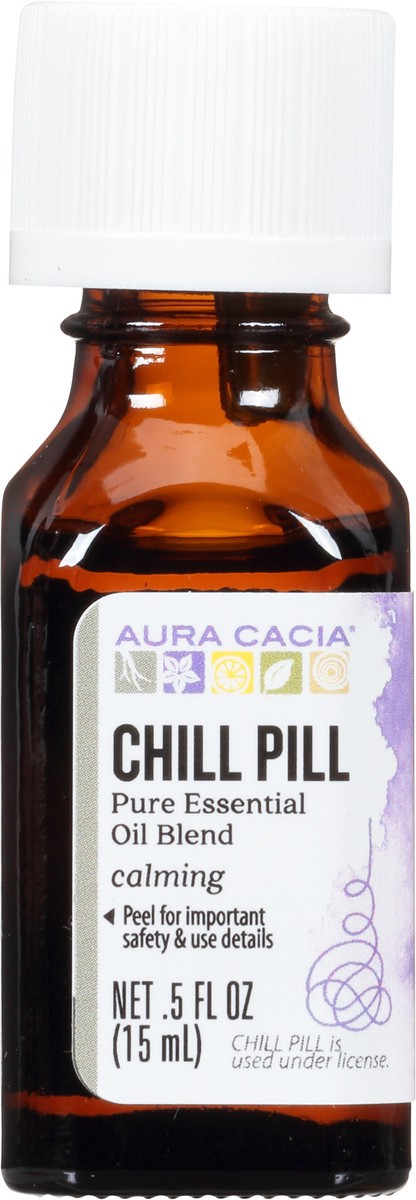slide 1 of 9, Aura Cacia Ess Sol Chill Pill, 0.5 fl oz
