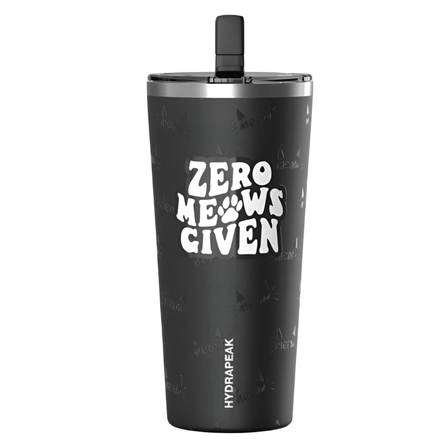 slide 1 of 1, Hydrapeak "Zero Meows Given" Tumbler, 25 Oz, 1 ct