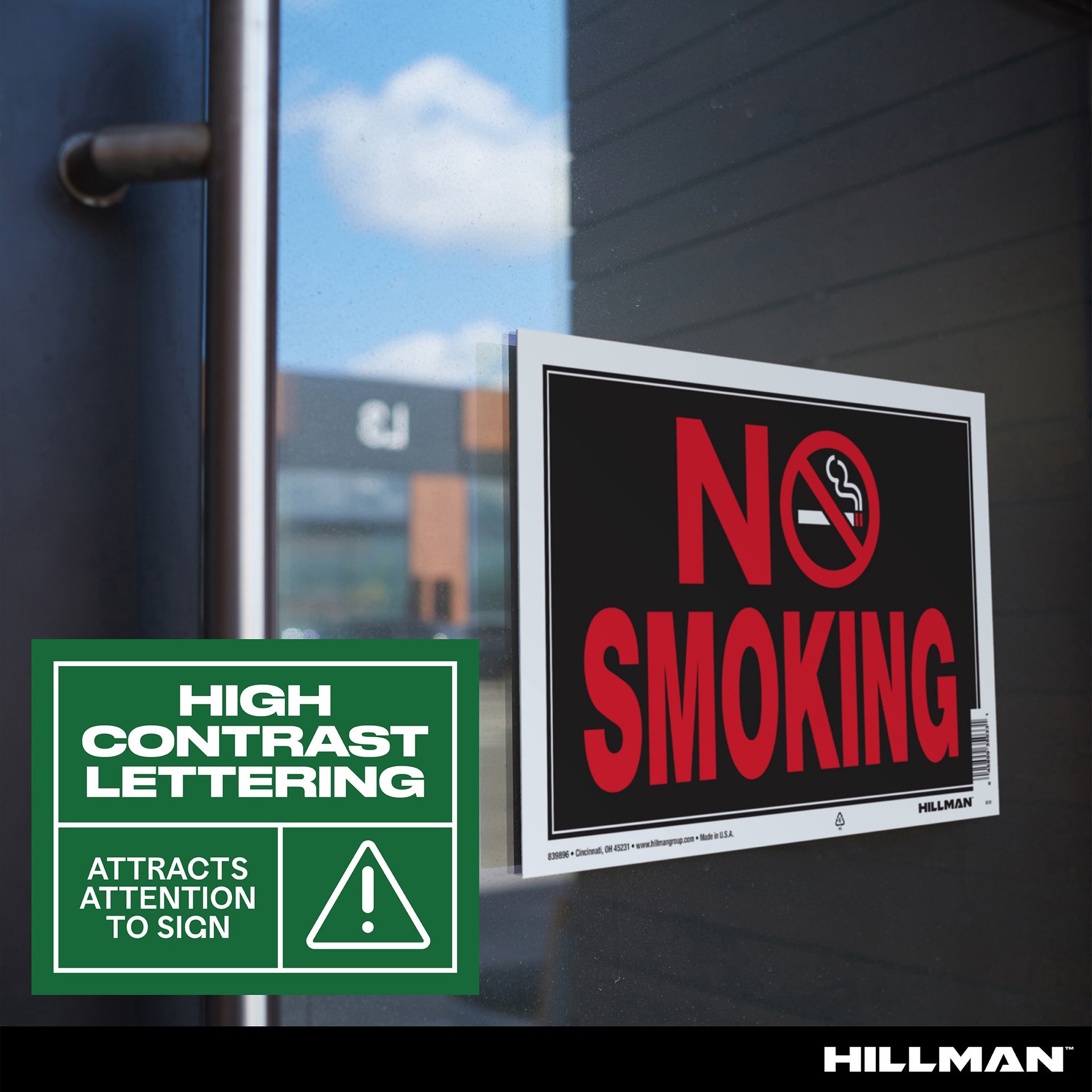 slide 2 of 6, No Smoking Sign 8X12, 1 ct