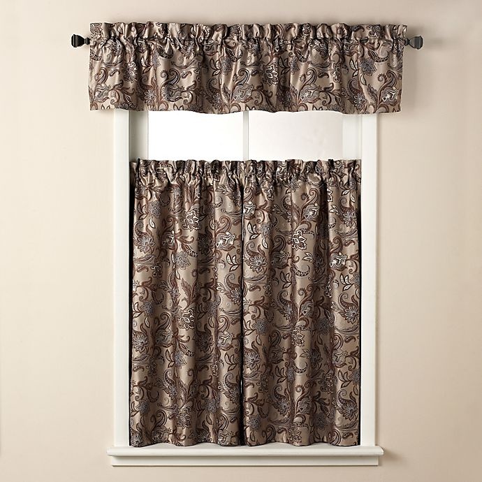 slide 1 of 1, Bella Bath Window Curtain Tier Pairs, 1 ct