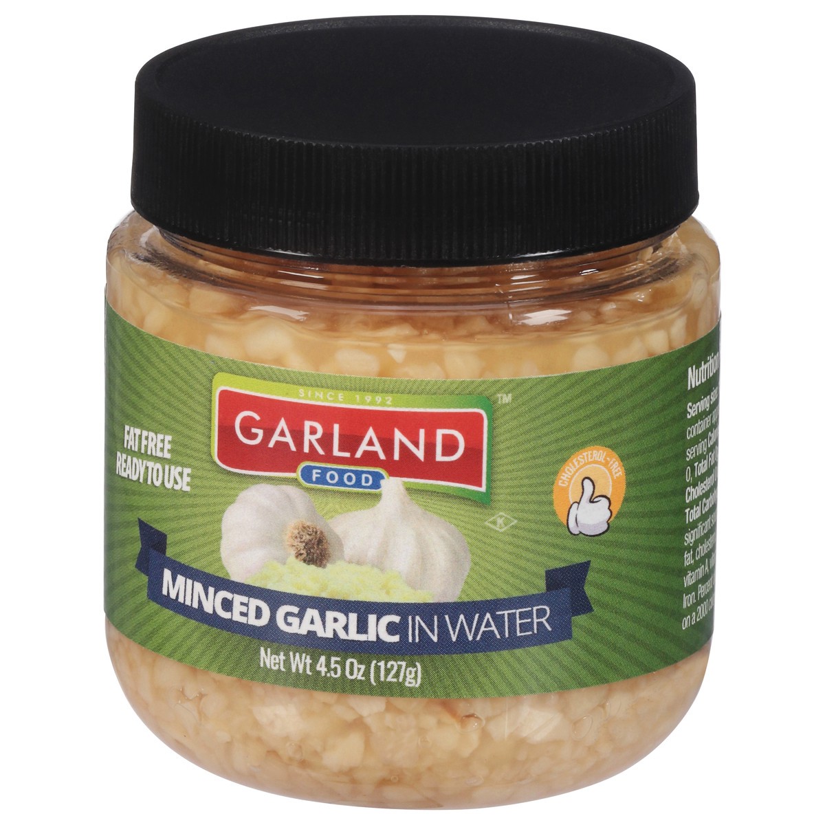 slide 7 of 9, Garland Food Minced Garlic in Water 4.5 oz, 4.5 oz