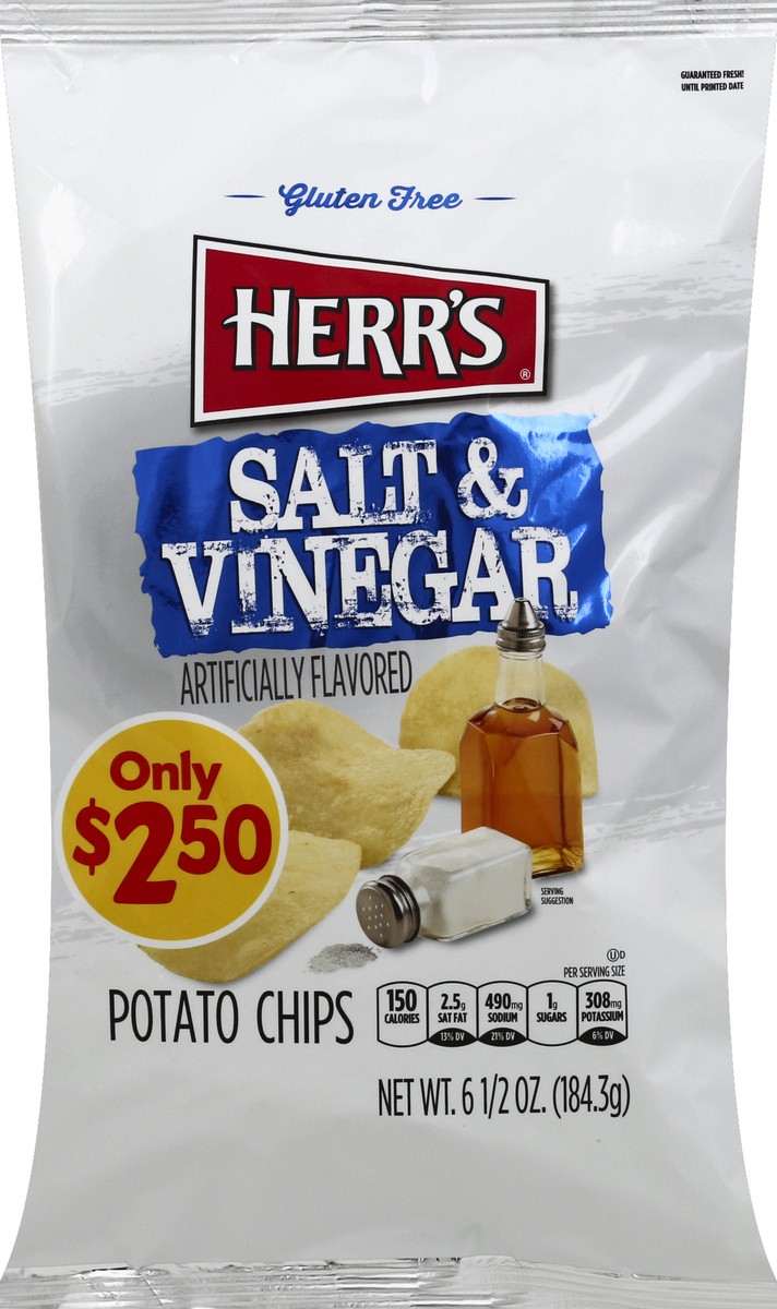 slide 5 of 6, Herr's Potato Chips 6.5 oz, 6.5 oz