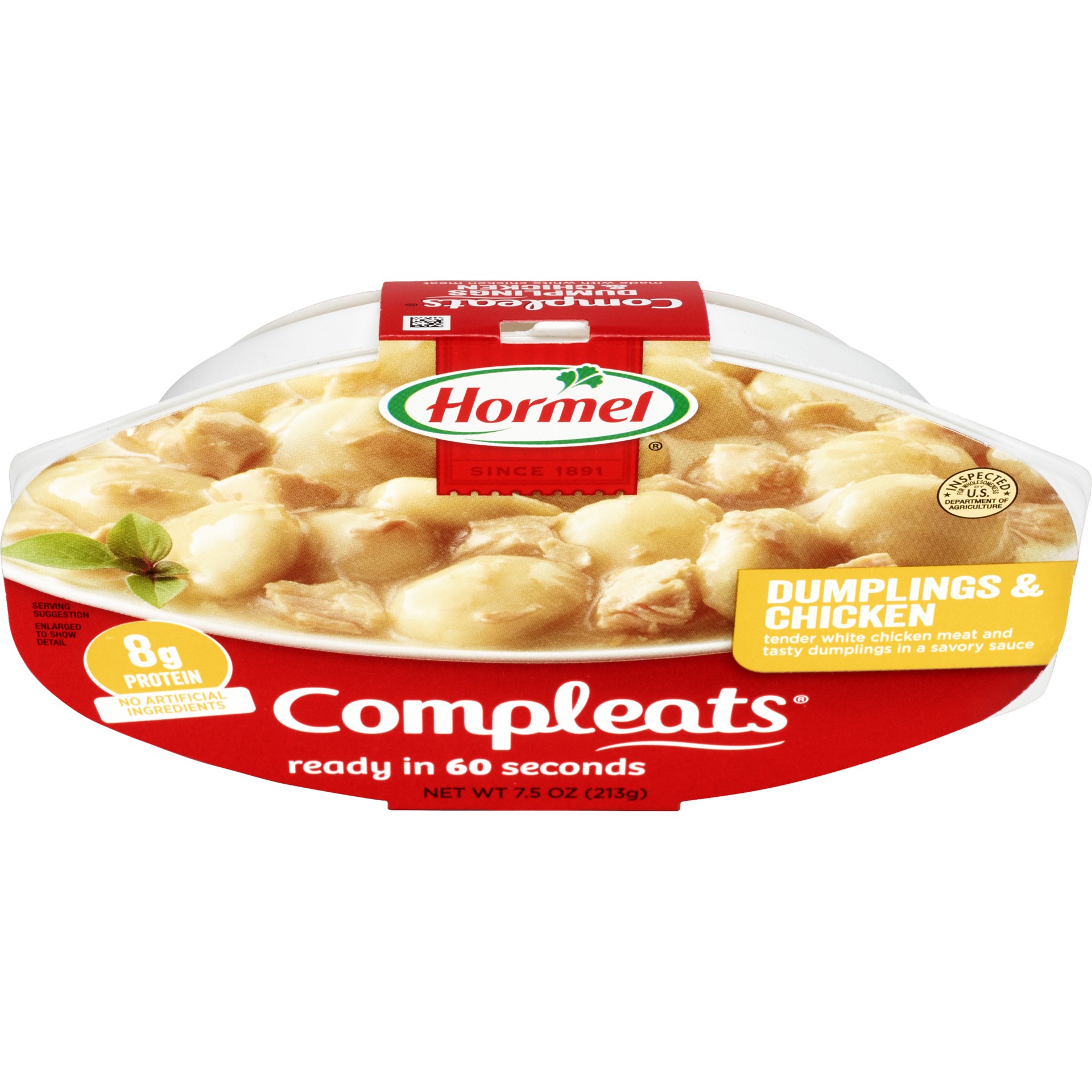 slide 1 of 6, Hormel COMPLEATS Dumplings & Chicken, 7.5 oz