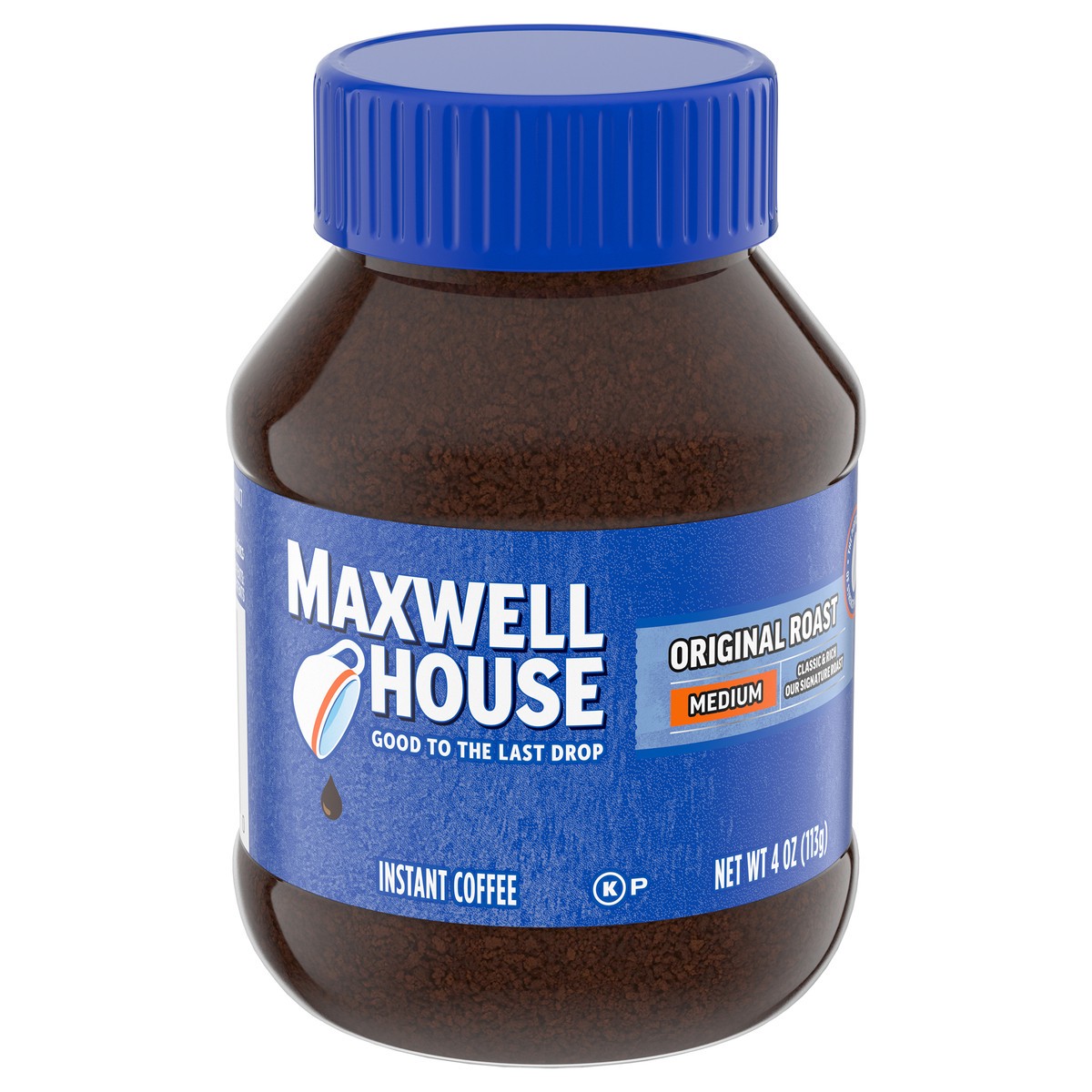 slide 3 of 9, Maxwell House The Original Roast Instant Coffee, 4 oz Jar, 4 oz