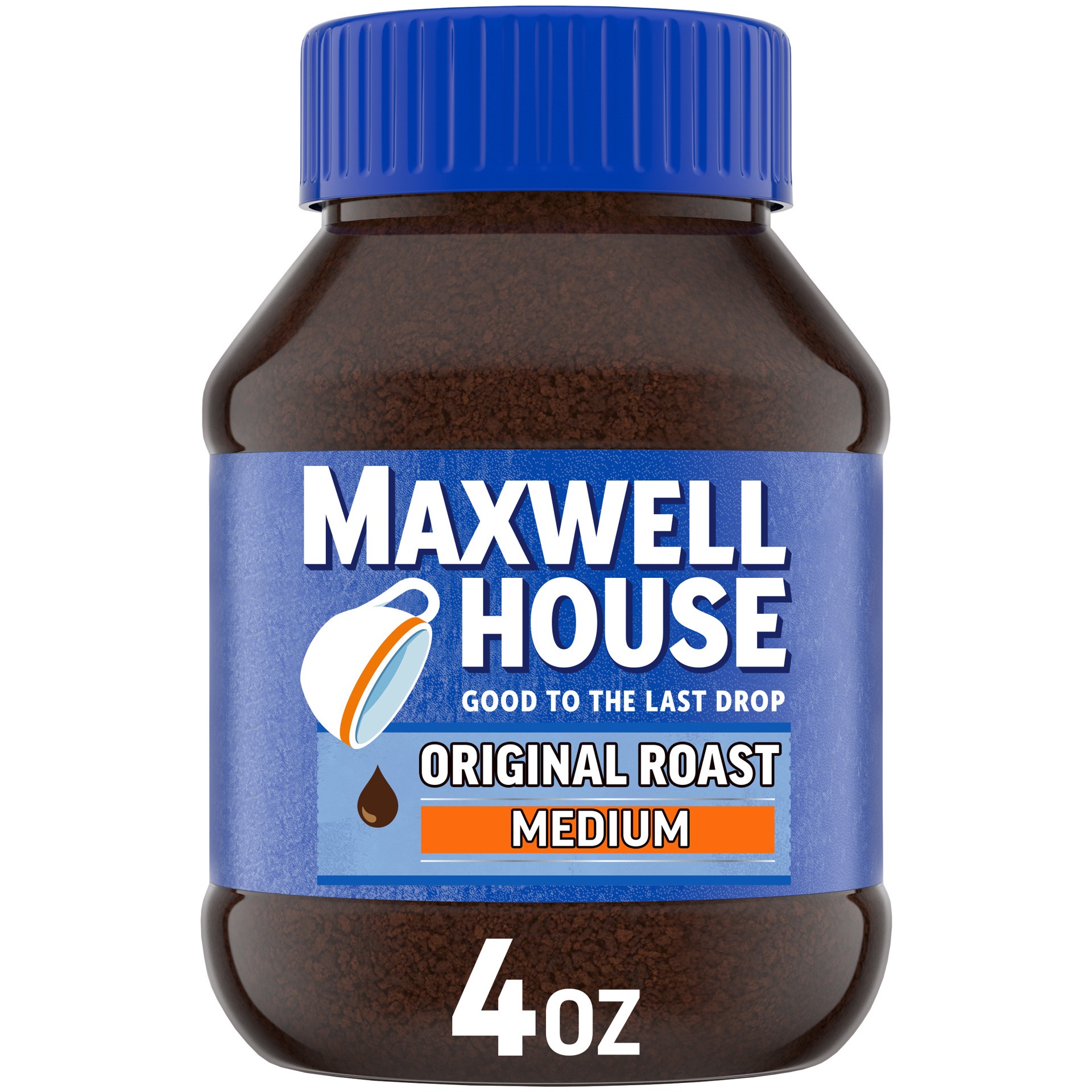 slide 1 of 9, Maxwell House The Original Roast Instant Coffee, 4 oz Jar, 4 oz