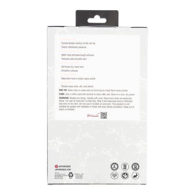 slide 3 of 6, JAPONESQUE Pedicure Kit - 5pc, 5 ct