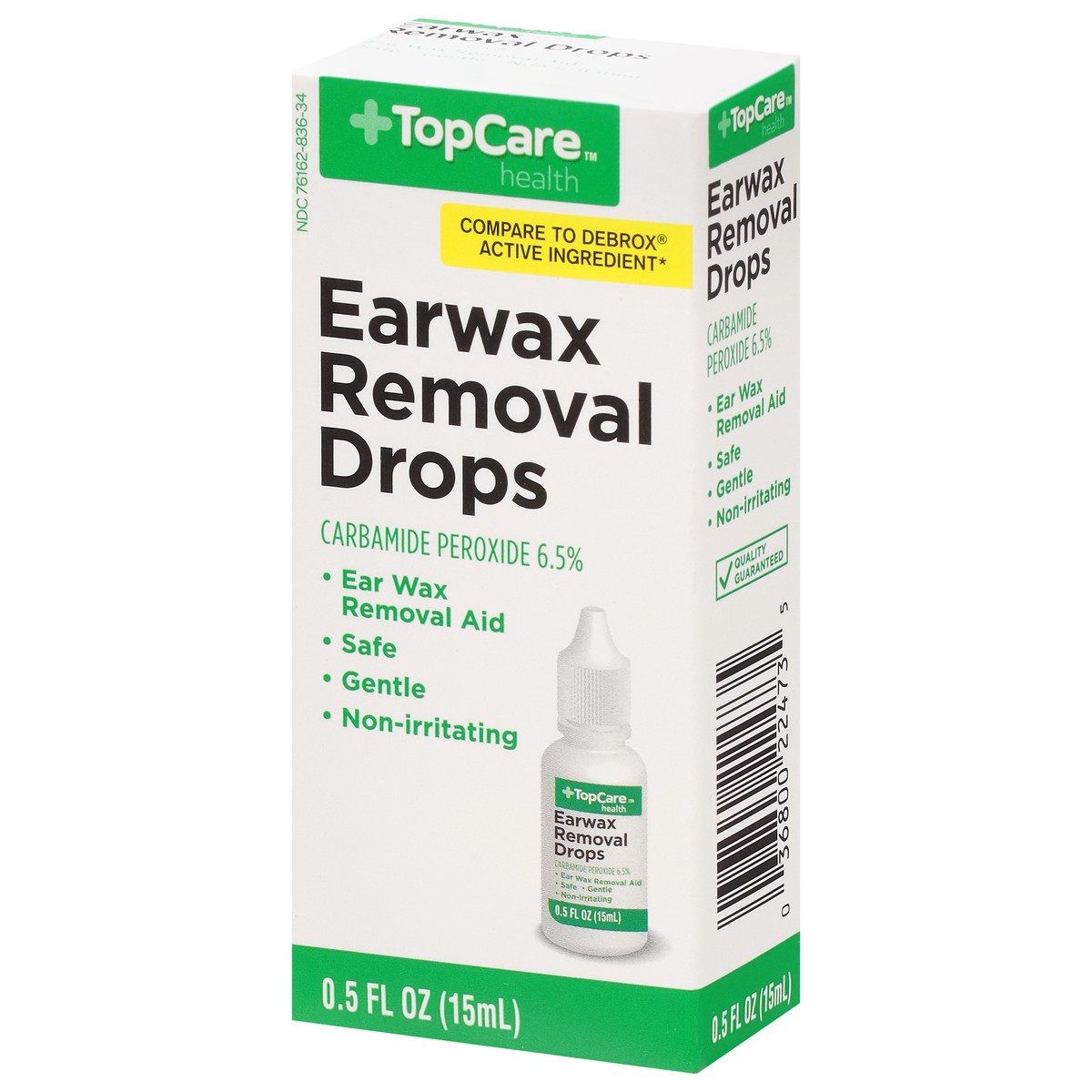 slide 3 of 9, TopCare Health Earwax Removal Drops 0.5 fl oz, 0.5 fl oz