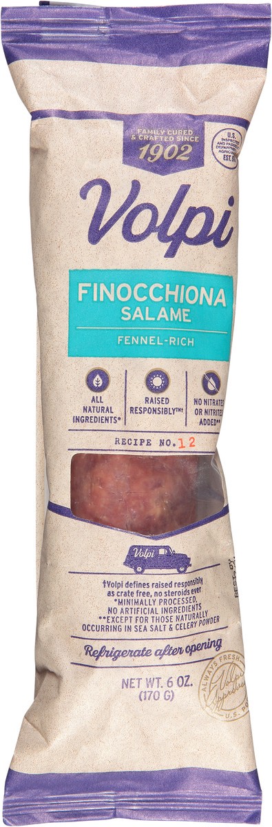 slide 5 of 12, Volpi Euro Source Salami Salsiccia Fennel, 6 oz