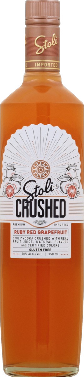 slide 2 of 2, Stoli Crushed Ruby Red Grapefruit Vodka, 750 ml