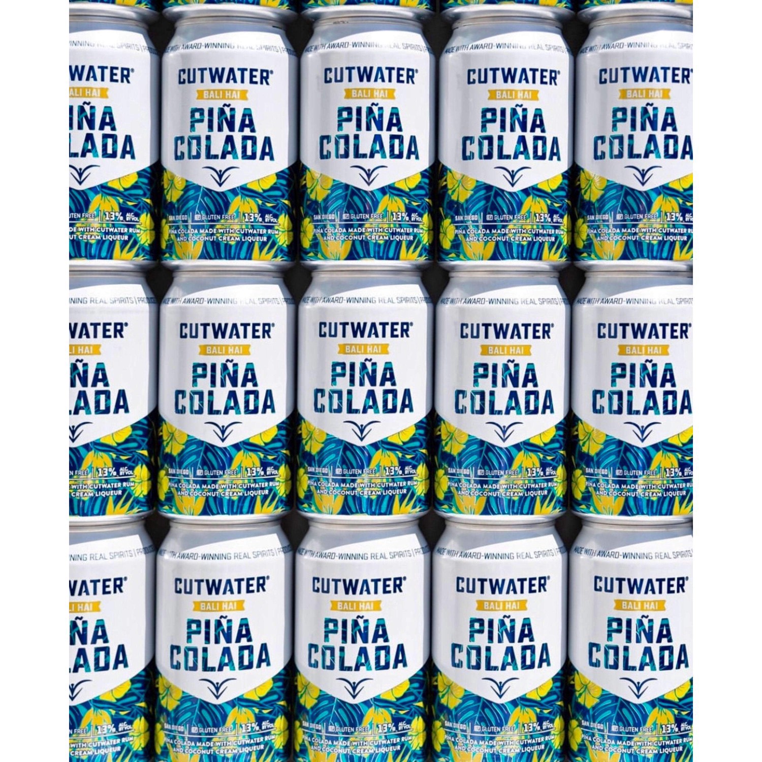 slide 9 of 33, Cutwater Spirits Pina Colada Cocktail - 4pk/12 fl oz Cans, 4 ct; 12 fl oz