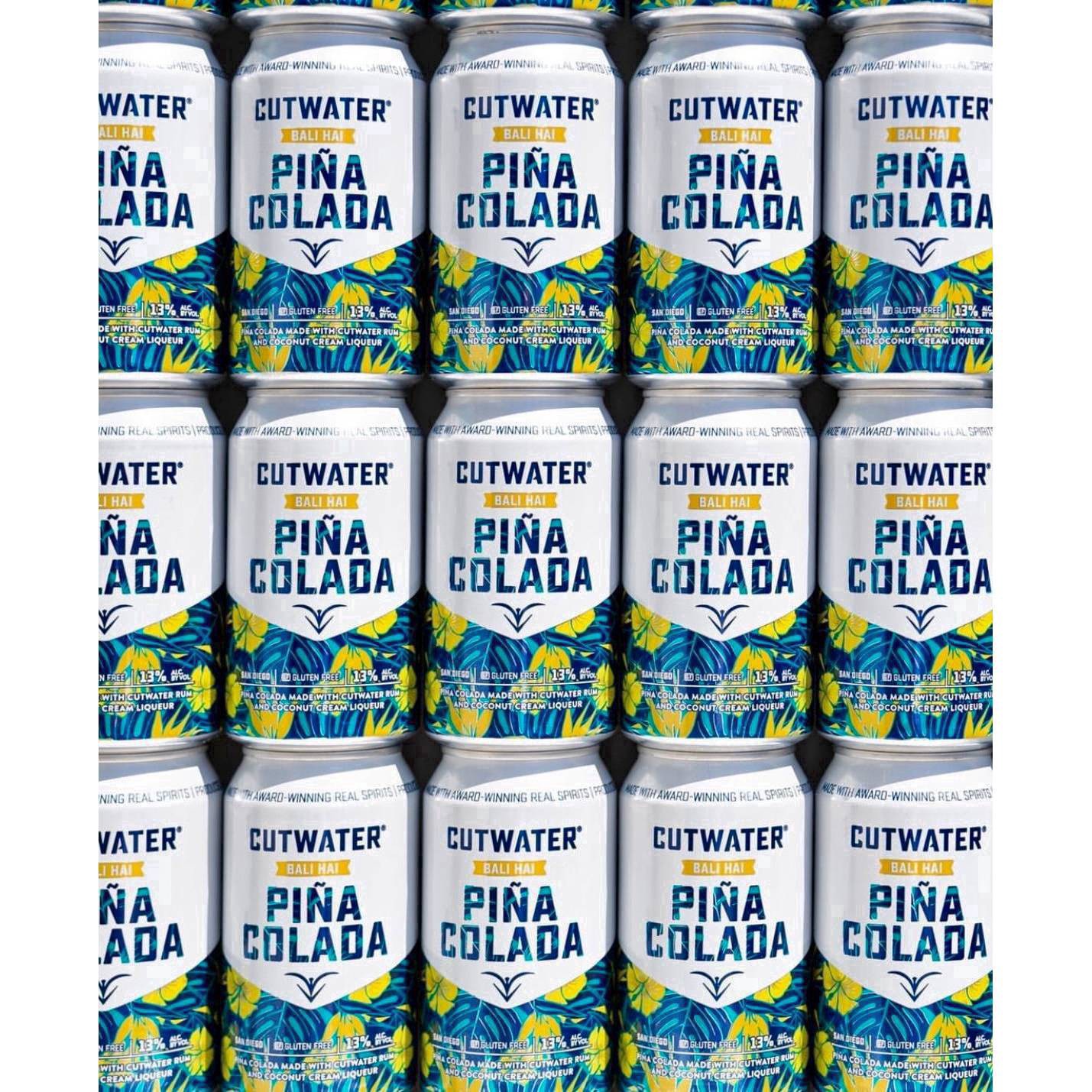 slide 15 of 33, Cutwater Spirits Pina Colada Cocktail - 4pk/12 fl oz Cans, 4 ct; 12 fl oz