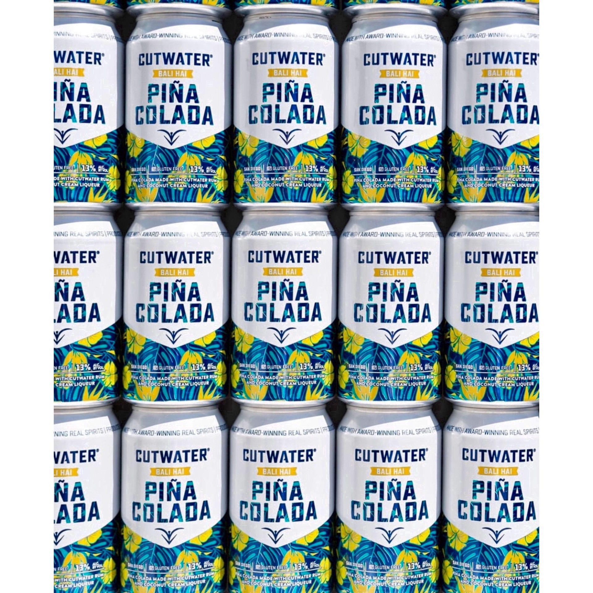 slide 20 of 33, Cutwater Spirits Pina Colada Cocktail - 4pk/12 fl oz Cans, 4 ct; 12 fl oz