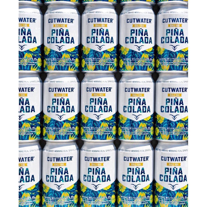 slide 27 of 33, Cutwater Spirits Pina Colada Cocktail - 4pk/12 fl oz Cans, 4 ct; 12 fl oz