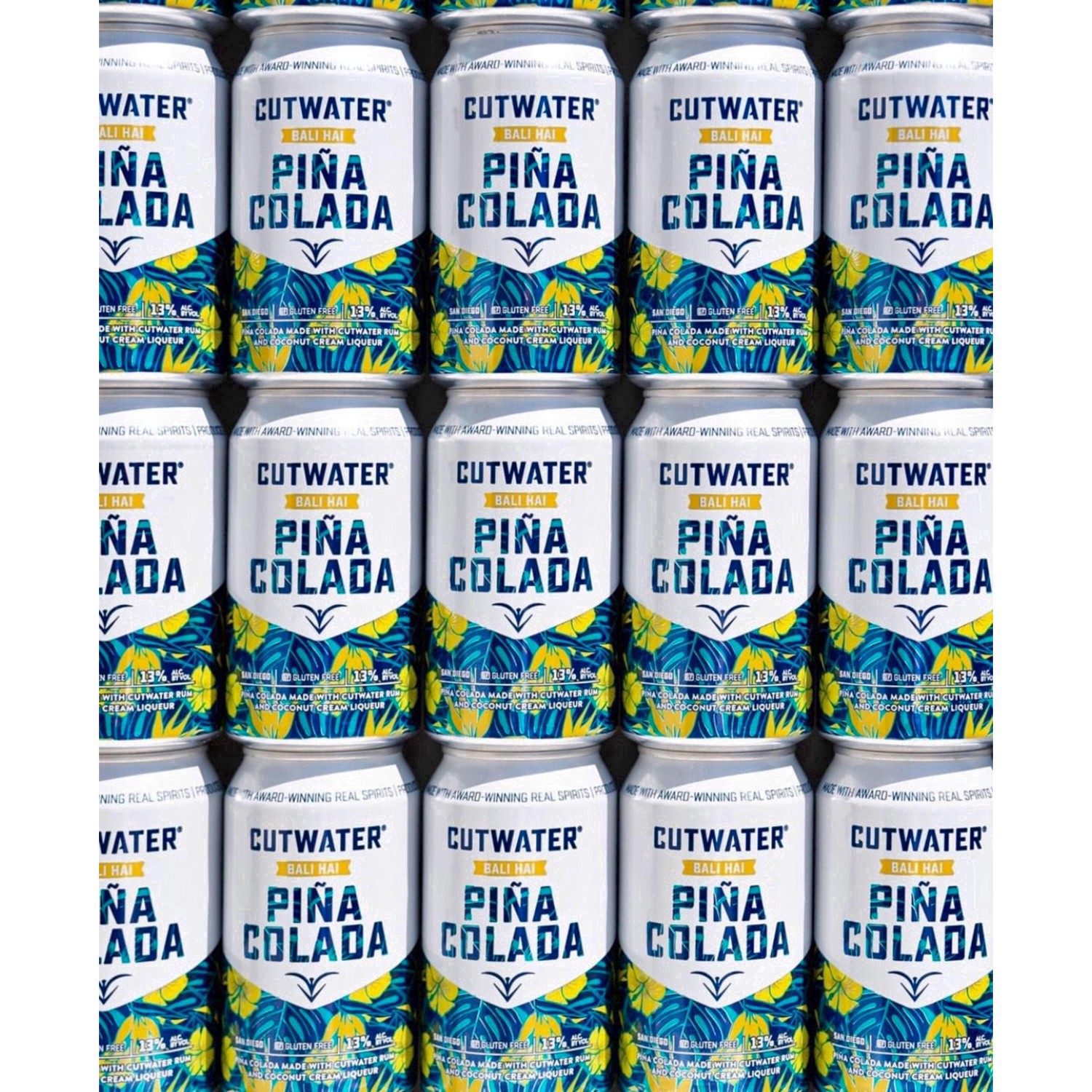 slide 33 of 33, Cutwater Spirits Pina Colada Cocktail - 4pk/12 fl oz Cans, 4 ct; 12 fl oz