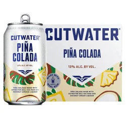 Cutwater Spirits Spirits Piña Colada 4 Pack 12 fl oz Cans