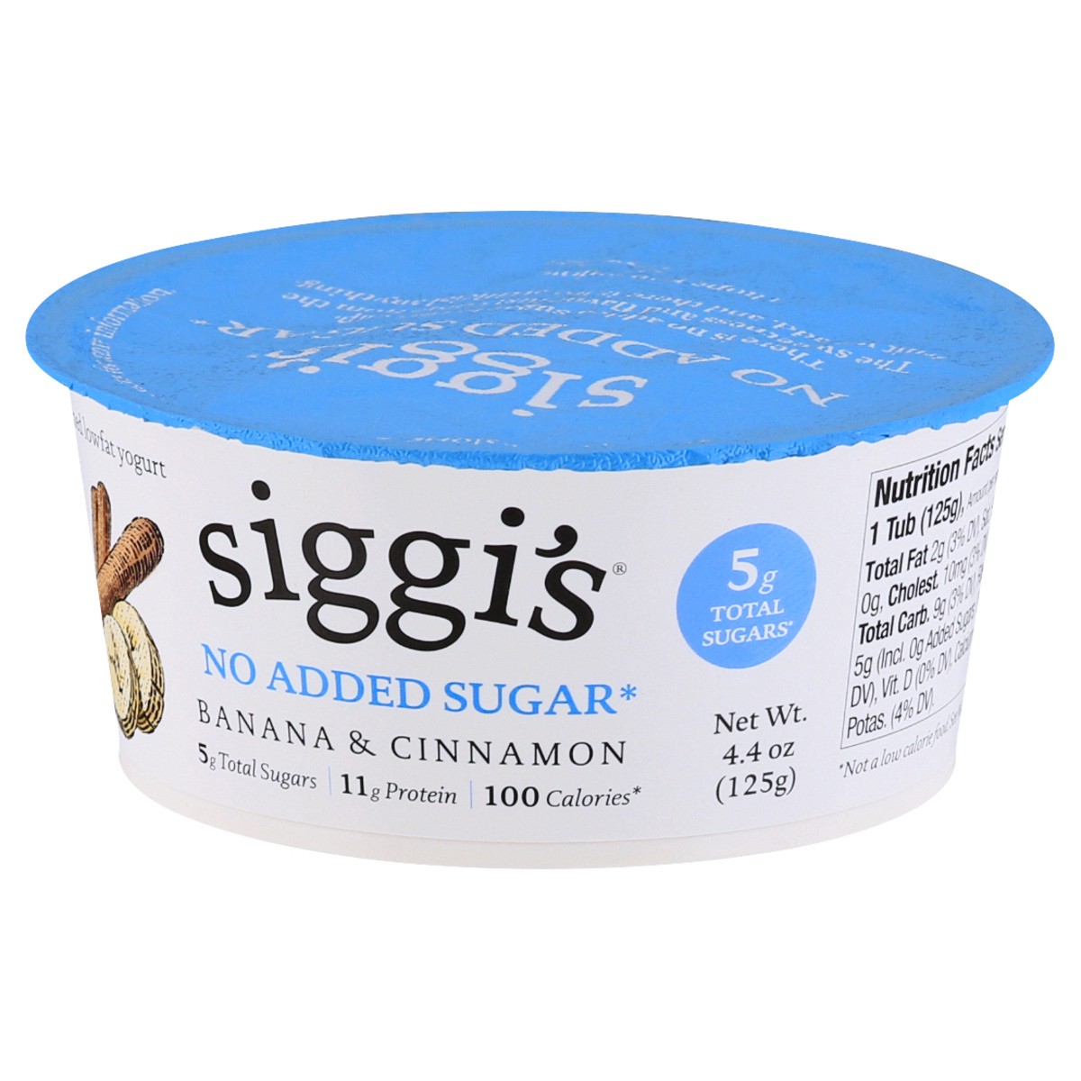 slide 3 of 10, Siggi's Icelandic Style Cream-Skyr - Banana & Cinnamon, 4.4 oz