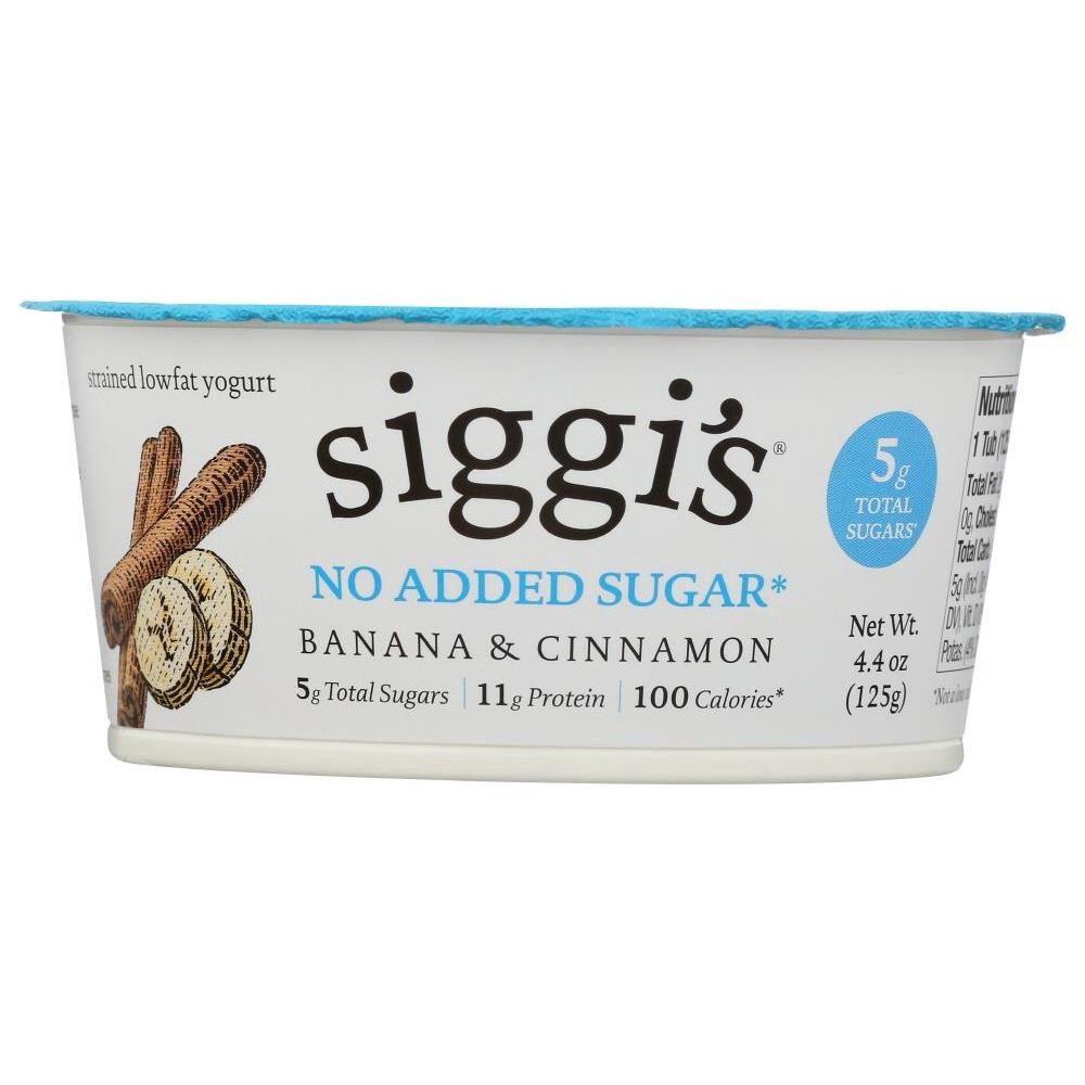 slide 1 of 10, Siggi's Icelandic Style Cream-Skyr - Banana & Cinnamon, 4.4 oz