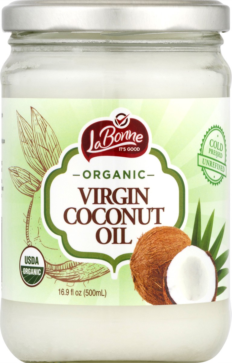 slide 11 of 12, La Bonne Organic Virgin Coconut Oil 16.9 oz, 16 oz