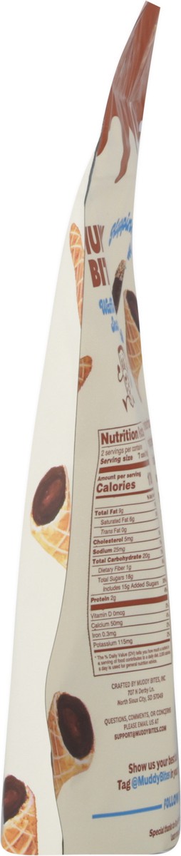 slide 11 of 14, Muddy Bites Muddy Bites Milk Chocolate Waffle Cone Snacks, 2.33 oz
