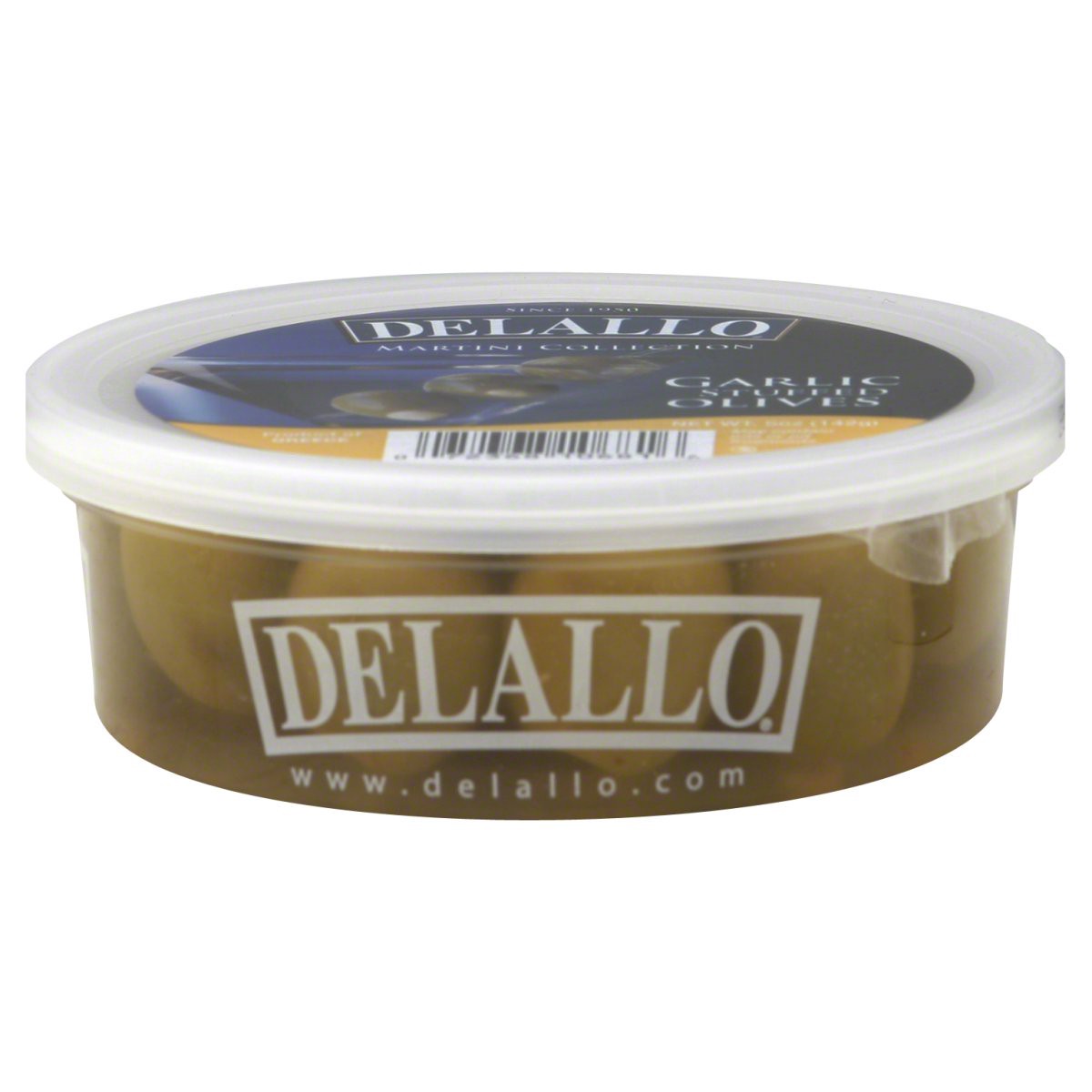 slide 1 of 1, DeLallo Olives, Garlic Stuffed, 5 oz